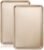 Baking Sheet Pan Set of 2, Wildone Commercial Cookie Sheets for Baking, Nonstick Carbon Steel Oven Tray Half Sheet Pan 17.5×12 Inch, Heavy Duty & Easy Clean