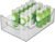 iDesign Stackable Storage Bin with Handles for Pantry or Fridge, Clear, Made in USA