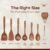 8 Pcs Teak Wooden Utensil Set – Premium Wooden Cooking Utensils Set, Natural Wooden Spoons for Cooking – Sturdy Kitchen Utensils & Cooking Spoons for Every Chef
