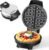 Waffle Maker, 7“ Round Classic Belgian Waffle Iron, Adjustable Browning Control, Easy-Clean Nonstick Plates & Cool Touch Handle, Space Saving Storage, Stainless Steel
