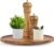 12″ Acacia Wood Lazy Susan Turntable Organizer, Lazy Susan for Table Top Cabinet Dining Pantry Countertop Cupboard Organization, Decorative Tray for Kitchen Bathroom Decor Coffee Bar Accessories