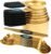 16-Piece Stainless Steel Measuring Cups and Spoons Set, Strong Magnetic Nesting Design 7 Cups 8 Spoons with Leveler, Double Measurement Markings for Dry & Liquid Ingredients, Gold