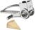 Küchenprofi Stainless Steel Single Drum Rotary Cheese Grater, for Chocolate and Nuts – Durable Stainless Steel Rotary Grater