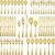 40 Pcs Gold Silverware Set Service for 8, Premium Stainless Steel Flatware Set, Cutlery Utensil Set, Durable Home Kitchen Eating Tableware Set, Include Fork Knife Spoon Set, Dishwasher Safe