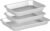 Viking Premium Nonstick Ceramic Baking Sheet Pan Set, Made without PFAS, 3-Piece Heavy Gauge Aluminized Steel Cookie Sheets with Reinforced Iron Frame, 9 and 13-Inch Baking Pans, Oven Safe to 475F