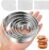 9Pcs Round Cookie Cutter Set – Stainless Steel Biscuit Cutters(2,3,3.5,4,5,6Inch) with 3 Firm Plastic Dough Scrapers – Large Circle Cookie Cutter for Baking Pastry, Donuts, Fondant & Brownies