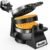 Waffle Maker, 1400W Belgian Waffle Maker, Double Waffle Iron 180° Flip, 8 Slices, Rotating & Nonstick Plates, Removable Drip Tray Easy to Clean, Locking Buckle & Cool Touch Handle, Stainless Steel