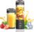 Portable Blender, 360 Watt Personal Blenders with Pulse Mode, Shakes and Smoothies, 6000mAh, BPA Free 24 Oz Blender Cup with 6 Blades and Lid, USB-C, Self Cleaning Portable Juicer For Travel, Black