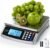 Atogou 110lb Food Scale, Commercial Kitchen Scale with Price Computing, Plug-in Usable, 0.05oz/1g, 304 Stainless Steel, for Cooking, Vegetables, Farm, Industry, Counting. LC300 Silver