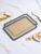 2 Pack Silicone Baking Mat Set, Non-Stick Macaron Baking Sheet Liners, Cookie Oven Liner for Bake Pans, Pizza, Cakes, Bread Making, Food Prep and Cooking, 16.5″ x 11.6″, Grey