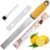 Lemon Zester Grater, Citrus Zester Grater with Handle, Kitchen Gadgets for Cheese, Lemon, Chocolate, Nutmeg, Ginger, Fruit, Vegetable, Stainless Steel Micro Cheese Grate, Dishwasher Safe(Narrow)
