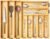 SpaceAid Bamboo Silverware Drawer Organizer with Labels, Kitchen Utensil Expandable Tray Holder Organizer for Flatware, Cutlery, Spoon and Knives Drawer Storage Organization (Natural, 10 Slots)