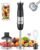 Immersion Blender Handheld 1000W 5 in 1 Corded Stick Hand Blender Kitchen with 12 Speed, BPA-Free, Mixing Beaker, Chopper, Whisk, Milk Frother, Perfect Emulsifier for Soup, Baby Food, Sauce, Puree