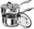 COOKER KING Sauce Pan Set, 1.5 QT & 2 QT Saucepan with Lid, Hybrid Ceramic Nonstick Saucepan, non stick Sauce pot, Stainless steel Cookware, Induction Compatible (PFAS/PFOA/PTFE Free)