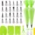 35Pcs Piping Bags and Tips Set with 24 Piping Tips,2 Reusable Pastry Bags 12 Inch,Cake Decorating Tips Set for Diy Pastry Dough, Cookie, Cupcake, Cake