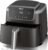 Ninja Air Fryer with Air Crisp | 5 QT Capacity fits up to 4lbs of Fries | 4-in-1 Pro Air Fry, Roast, Reheat, Dehydrate | 400°F Max Temp | 1750 Watts | W/Nonstick Basket & Crisper Plate | Grey | AF141