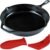 Crucible Cookware 12-Inch Cast Iron Skillet Set (Pre-Seasoned), Including Large & Assist Silicone Hot Handle Holders | Indoor & Outdoor Use
