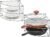 Deco Brothers 3-Tier Counter and Cabinet Corner Shelf Organizer, 2 Pack, Chrome