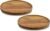 10″ Acacia Wood Lazy Susan Organizer Kitchen Turntable for Cabinet Pantry Table Organization,2 Pack