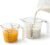 Laser-Etched Measuring Cup Set, 8 oz & 16 oz Clear Plastic Liquid Measuring Cups, Permanent oz/cup/Tbsp/mL Markings, Food-Grade for Baking & Cooking