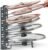 Free-Standing Adjustable Pot Lid Organizer for Cabinet – Kitchen Storage Rack 6 Adjustable Shelves, Pot Lid Holder, Pan and Pot Rack Organizer, Pantry & Inside Cabinet Organizer (13” Clearance)