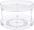 Amazon Basics 2 Tier Lazy Susan Turntable Organizer for Condiments, 12″ Diameter, Clear