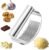 316 Stainless Steel Garlic Press Rocker, Ergonomic Garlic Crusher with Handle, Heavy Duty Dishwasher Safe Garlic Mincer, Rust Proof Kitchen Tool for Ginger, Herbs