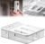 Kitchen Storage Bag Organizer, Acrylic Baggie organizer for Drawer, Plastic Bag Organizer complicate with Gallon, Quart, Sandwich, Snack, and Slider Bags (Acrylic)