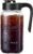 Mason Jar Pitcher – Airtight & Leakproof Glass Pitcher with Lid, Perfect for Breastmilk, Cold Brew, and Sun Tea, 2 Quart (64 oz) 1/2 Gallon Mason Jar with Pour Spout Lid
