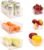 Refrigerator Organizer Bins 6 Pack Stackable Fridge Organizers with Handles Clear Freezer Storage Containers for Pantry, Cabinets,Shelves, Drawer – BPA-Free Plastic Kitchen Organizers