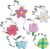 6PCS Flower Cookie Cutter Set, 3 Inches Flower Shaped Cookie Cutter-Daisy, Tulip, 3 Shaped of Flowers, Butterfly, Stainless Steel Cookie Cutters, Baking Tool for Homemaking Cookie
