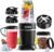 Ganiza Blender for Smoothies, 14 Pcs Smoothie Blender for Kitchen, Max 1300W Portable Blenders for Shakes Ice Crushing Grinding & More with 2 X 37 oz, 23 oz Cups, Perfect for Home & On – the – Go