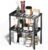 Cabinet Organizer Shelf, 2 Tier Kitchen Cabinet Organizer with Stackable Cabinet Shelves for Kitchen Countertop Storage, Metal Kitchen Shelf Organizer for Spice, Pantry & Under Sink