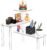 Clear Countertop Corner Organizer Shelf 11.8×11.8×12.4 Inch, 3 Tier Acrylic Bathroom Organizer Corner Shelf for Countertop, Space Saver, Moisture Proof