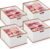 Chunful 4 Pcs Freezer Organizer Bins, Collapsible Deep Chest Freezer Organizer Bins with Handles 11.7” x 15.7” x 7.9” Water Resistant for Bedroom, Pantry, Living Room, Fruits, Meats