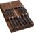 HOSHANHO Kitchen Knife Set with Block, 14-Piece Professional Ultra Sharp Knife Block Set in Knife Drawer Organizer, Japanese High Carbon Stainless Steel Chef Knives Set with Sharpener