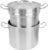 Thunder Group 8 quart 18/8 stainless steel double boiler (3 pcs set), comes in each