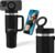 40 oz Tumbler with Handle and Straw Magnetic Phone Holder Tripod Lid Perfect for Car Phone Holder – Insulated Stainless Steel Leak Proof Spill Proof Water Tumbler for Men and Women Cup