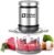 Kitchen in the box Mini Food Processor, Electric Meat Grinder & Food Chopper with 400W Powerful Veggie Chopper-One 3 Cup Bowl & S Blades for Meat/Fish/Vegetable/Baby Food