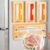 Magnetic Food Bag Organizer for Refrigerator or Drawer, Bamboo Foil and Plastic Wrap Organizer with Cutter, Kitchen Food Storage Bag Holder for Gallon, Quart, Snack, Sandwich, Size Baggie