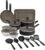 bella 21 Piece Kitchen Set with EverGood™ Ceramic Nonstick Coating​, Dishwasher & Oven Safe, All Stovetops Compatible, Tempered Glass Lids & Cool Touch Handles, Black
