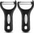 Spring Chef Stainless Steel Vegetable Y Peeler for Kitchen, Dishwasher Safe Potato Peelers with Ultra Sharp Blades & Soft Grip Handle, Perfect for Apple, Carrot, Cucumber, Veggie – Set of 2 – Black