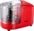 1.5-Cup One-Touch Electric Food Chopper, 100W Mini Food Processor Meat Grinder, Mix, Chop, Mince and Blend Vegetables, Fruits, Nuts, Meats, Stainless Steel Blade (Red)