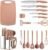 RAXCO Utensil Sets,18-Piece Silicone Cooking Utensils and Kitchen Accessories with Holder,Mousse