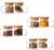 6 inch Spice Rack Wall Mounted,4 Pack Spice Organizer Shelf for Stove Cabinet Pantry Door, Adhesive or Screw Hanging Wall Spice Shelf Storage Holder in Kitchen and RV – Clear Color