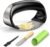 Vantic Garlic Press Rocker – Stainless Steel Garlic Crusher, Mincer and Chopper with Peeler & Scraper, Easy Kitchen Gadget for Effortless Smashing