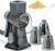 GYH&GXR Rotary Cheese Grater with Handle Vegetable Cheese Shredder Slicer Grater for Kitchen 3 Changeable Blades for Cheese Potato Zucchini Nuts Chocolate.