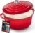 Zulay Kitchen 6.4 Quart Enameled Cast Iron Dutch Oven Pot with Lid – Premium Durability & Oven Safe up to 500°F – Heavy Duty Cookware Perfect for Bread Baking, Stews, Braising & Roasting – Ablaze Red