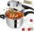 Premium Stainless Steel Pressure Cooker 6 quart | 8 Safety Features & Quick Cooking | stovetop pressure cookers;instant pot pressure cooker;olla de presion pressure cooker Stainless Steel 6+qt
