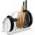 FLSEPAMB Lid Organizer Pot Lid Organizer 10-Tier Pot Lid Rack Holder Suitable for Bakeware Dish Plate, Cutting Boards, Pots & Pans, Serving Trays, Reusable Containers in Cabinet Pantry (1 Pack)